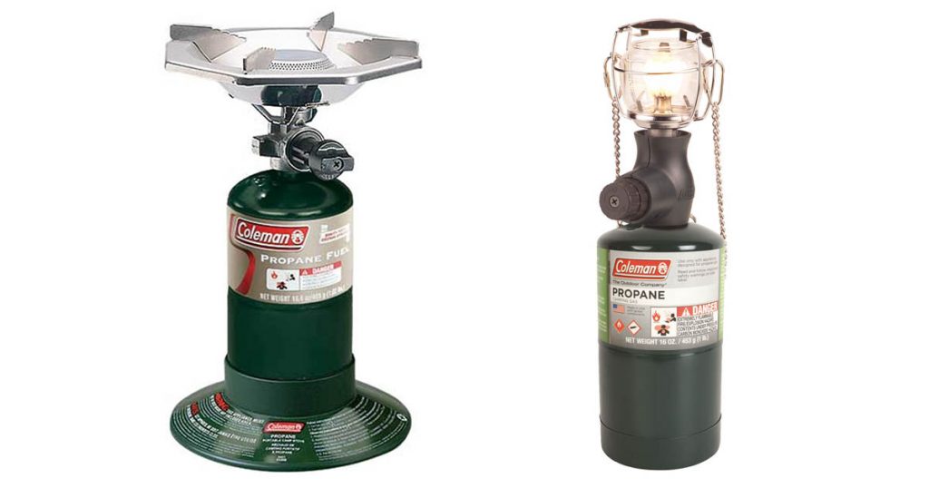 propane lantern and stove