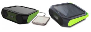 Solar mobile phone speaker