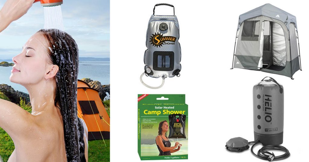 The five best solar camp showers to help you stay clean in the great outdoors.