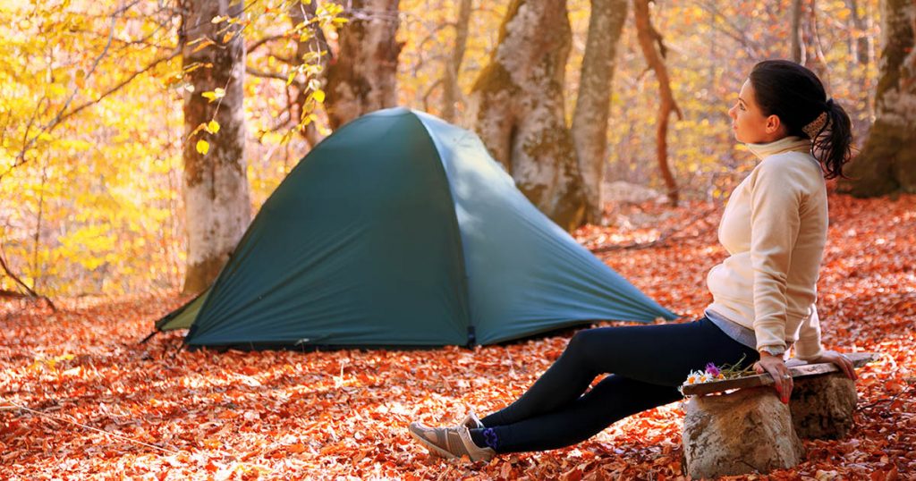 Autumn camping is a lot of fun if you are prepared. 