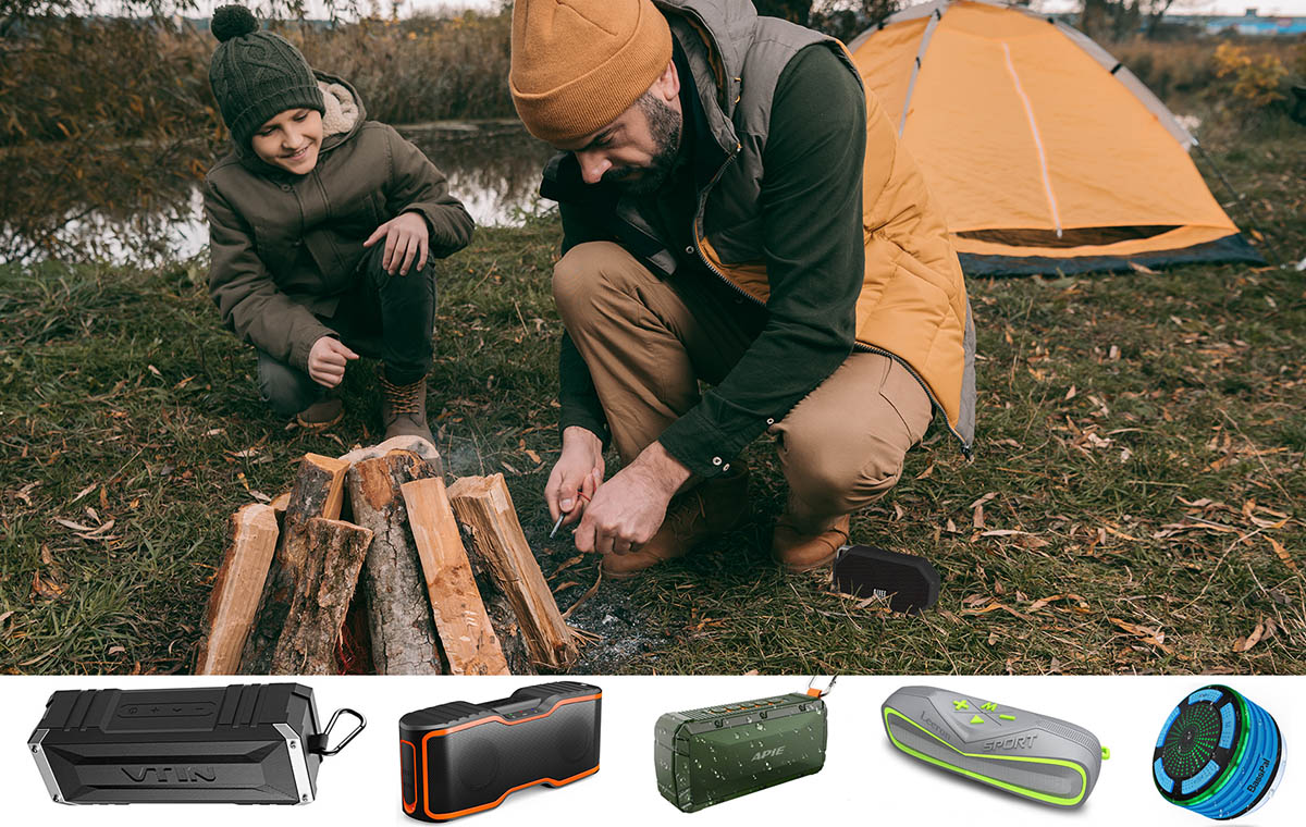A few of the best waterproof bluetooth speakers for camping and boating.