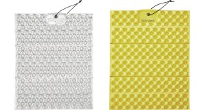 Yellow and white Therm-a-Rest Z Seat cushion insulated sitting pad.